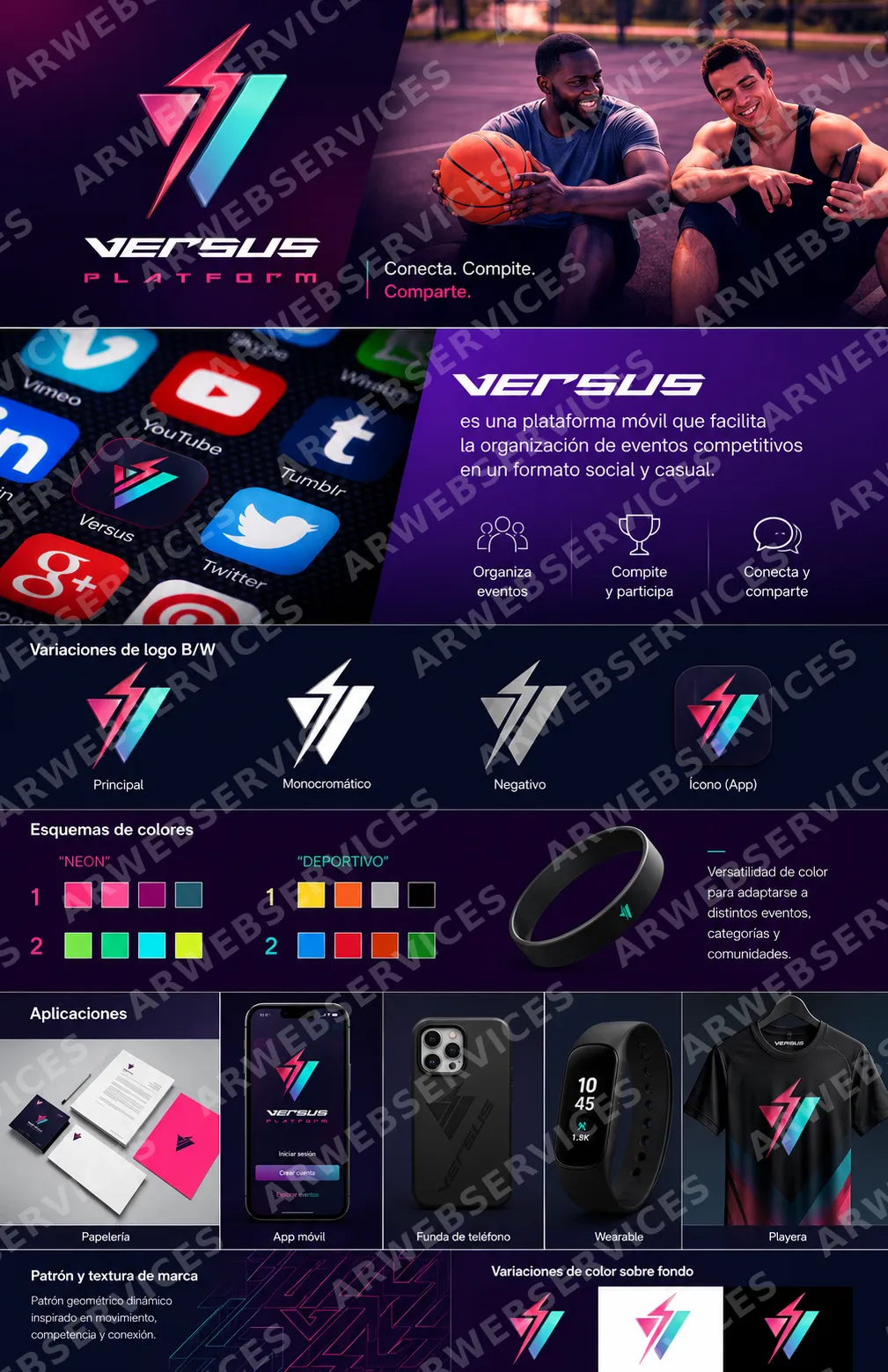 Versus Platform — Brand Identity project by Anthony Rosado